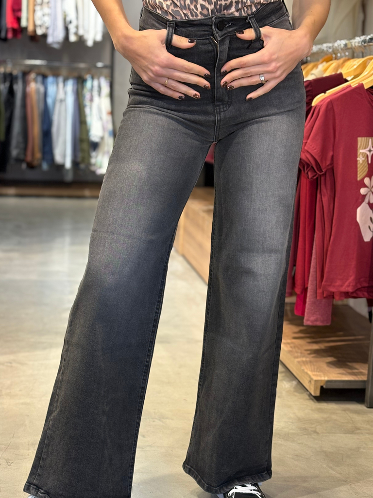 WIDE LEG BLACK HELENI