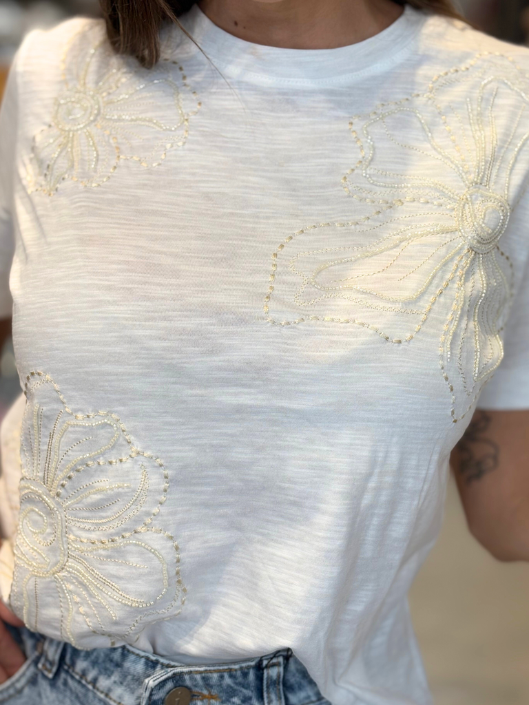 REMERA FLOR KL