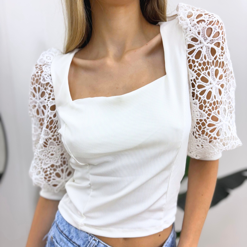 TOP ZANNE BRODERIE