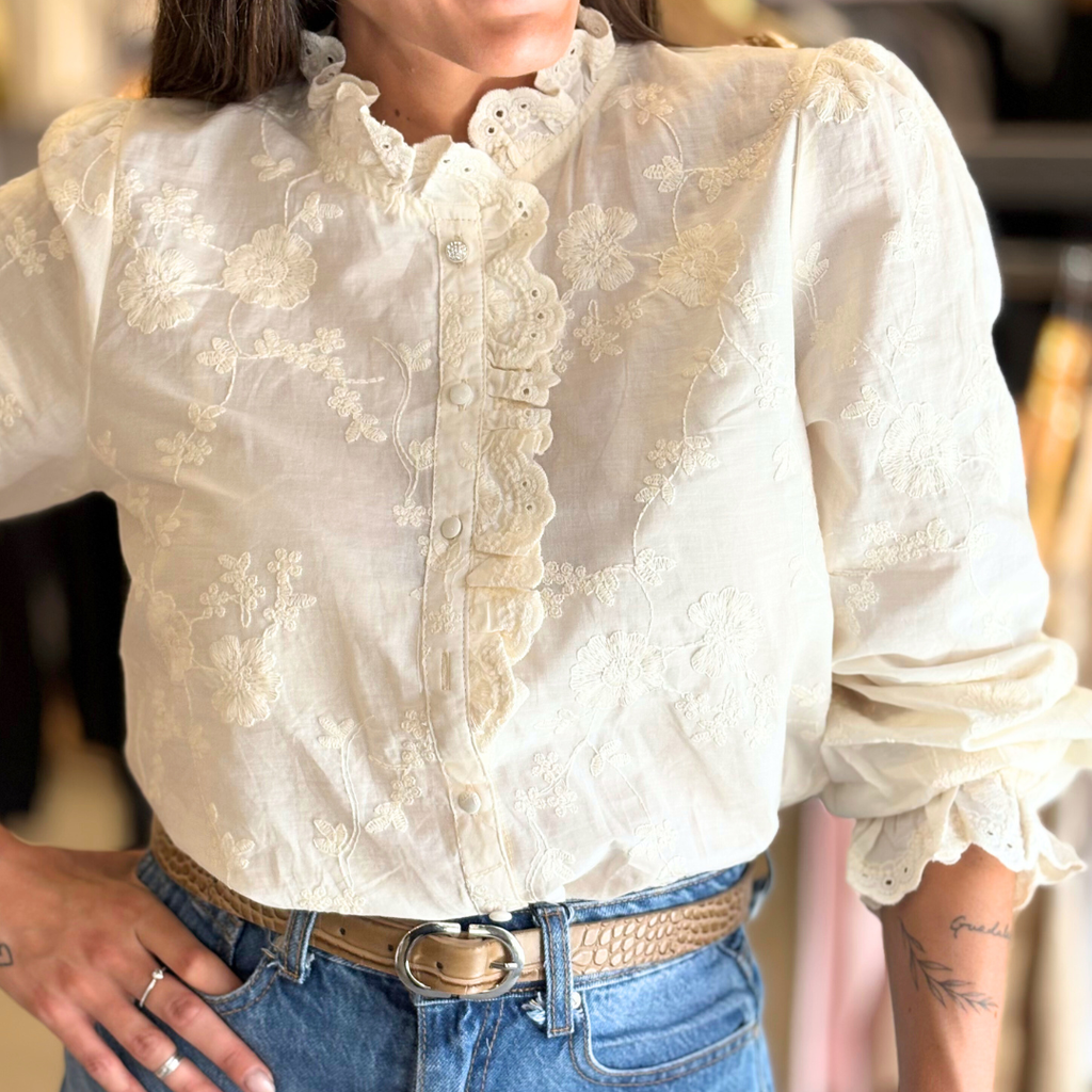CAMISA BRODERIE IBIZA