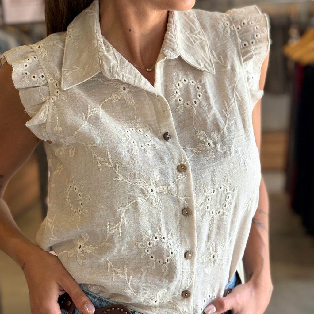 CAMISA BORDADA LUCIA