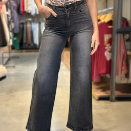 [ISOJE145] WIDE LEG BLACK HELENI